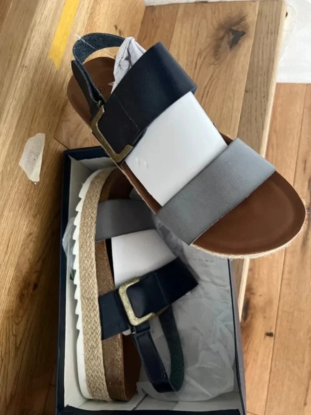 Blue Sandals